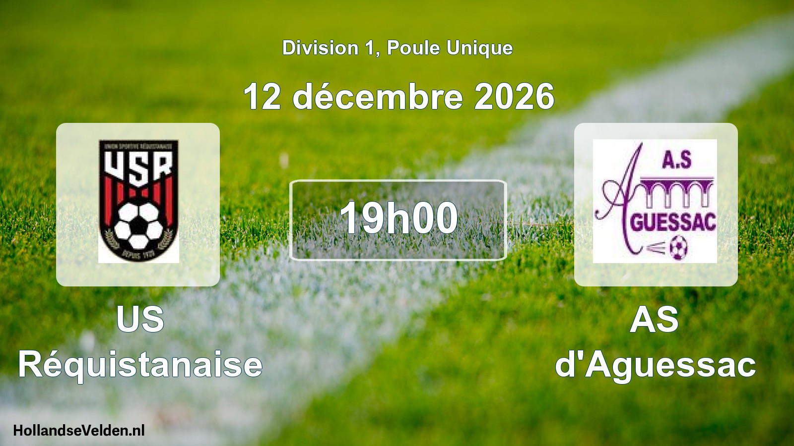 Scheduled Match: US Réquistanaise - AS d'Aguessac (12 December 2026)