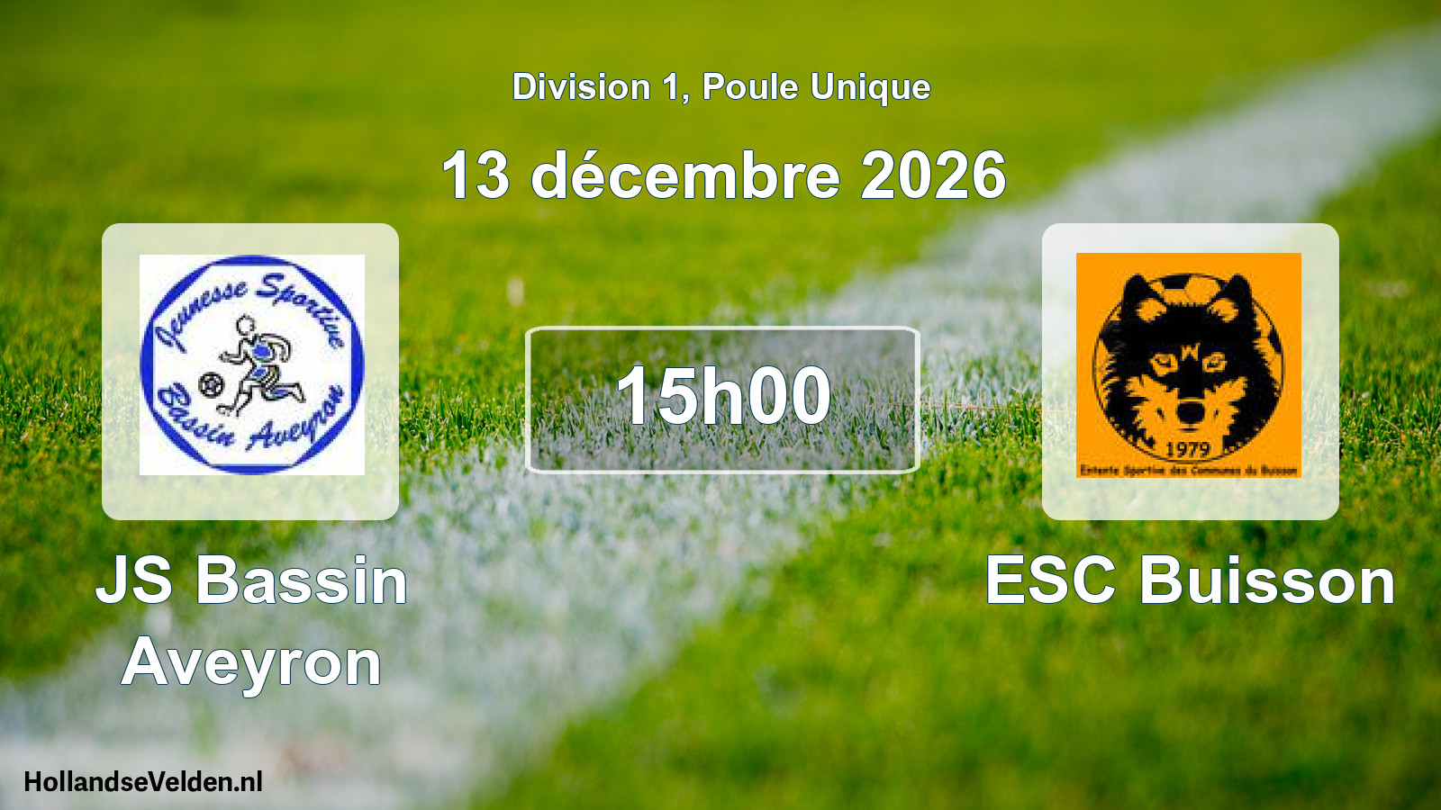 Scheduled Match: JS Bassin Aveyron - ESC Buisson (13 December 2026)