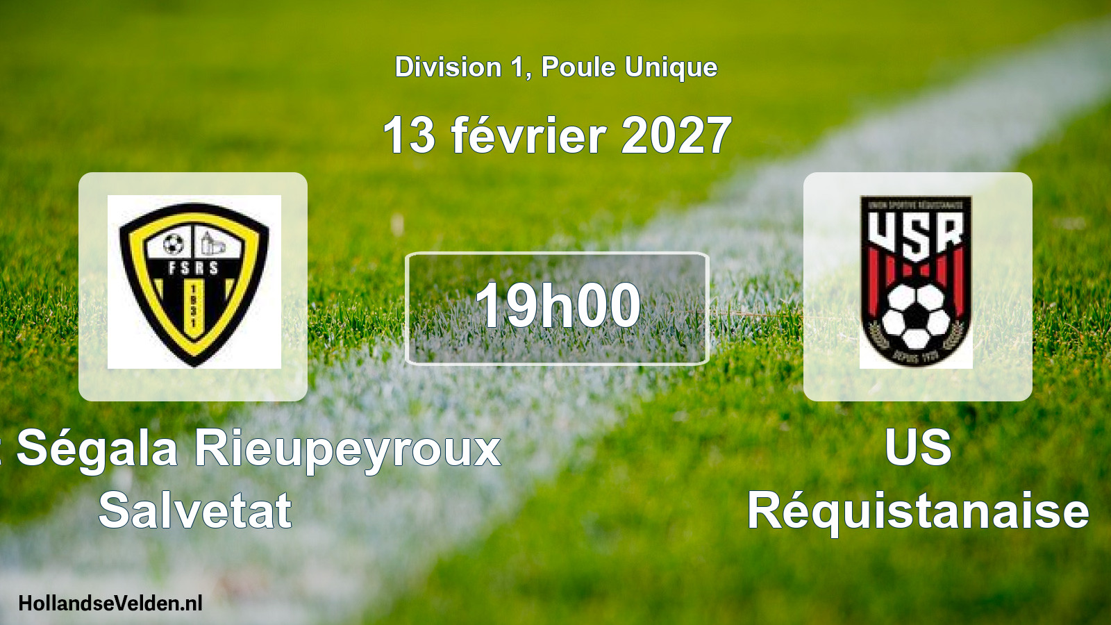 Match programmé: Foot Ségala Rieupeyroux Salvetat - US Réquistanaise (13 février 2027)