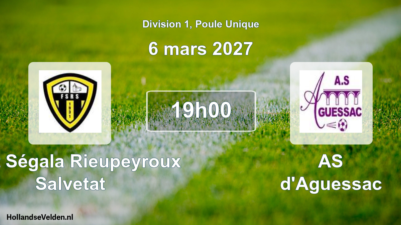 Scheduled Match: Foot Ségala Rieupeyroux Salvetat - AS d'Aguessac (6 March 2027)