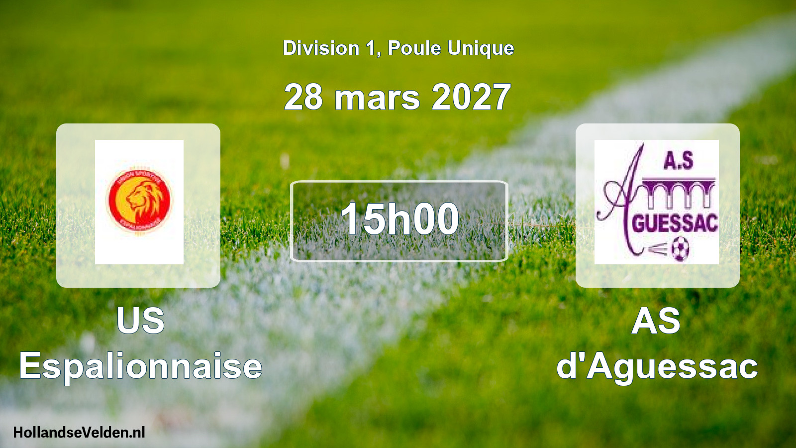 Scheduled Match: US Espalionnaise - AS d'Aguessac (28 March 2027)