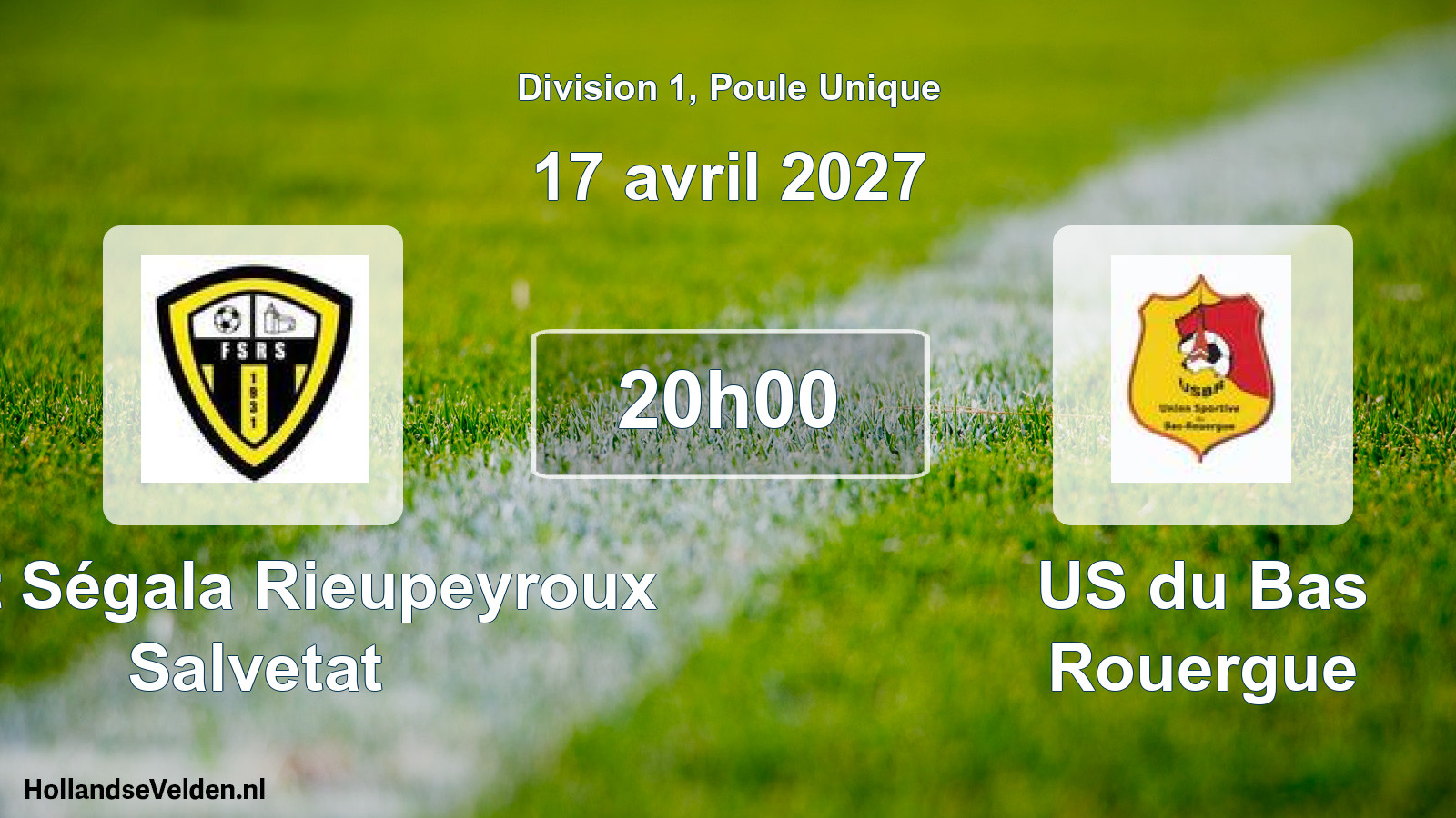 Scheduled Match: Foot Ségala Rieupeyroux Salvetat - US du Bas Rouergue (17 April 2027)