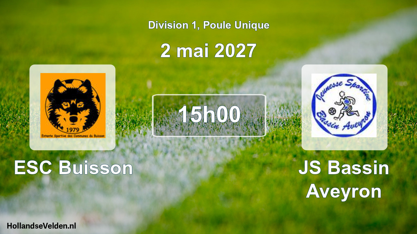 Match programmé: ESC Buisson - JS Bassin Aveyron (2 mai 2027)