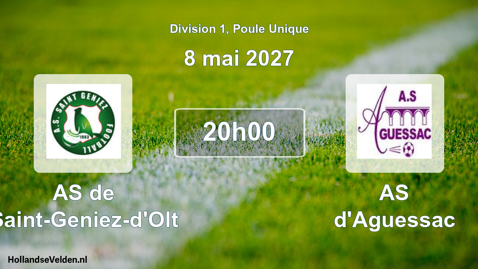 Scheduled Match: AS de Saint-Geniez-d'Olt - AS d'Aguessac (8 May 2027)