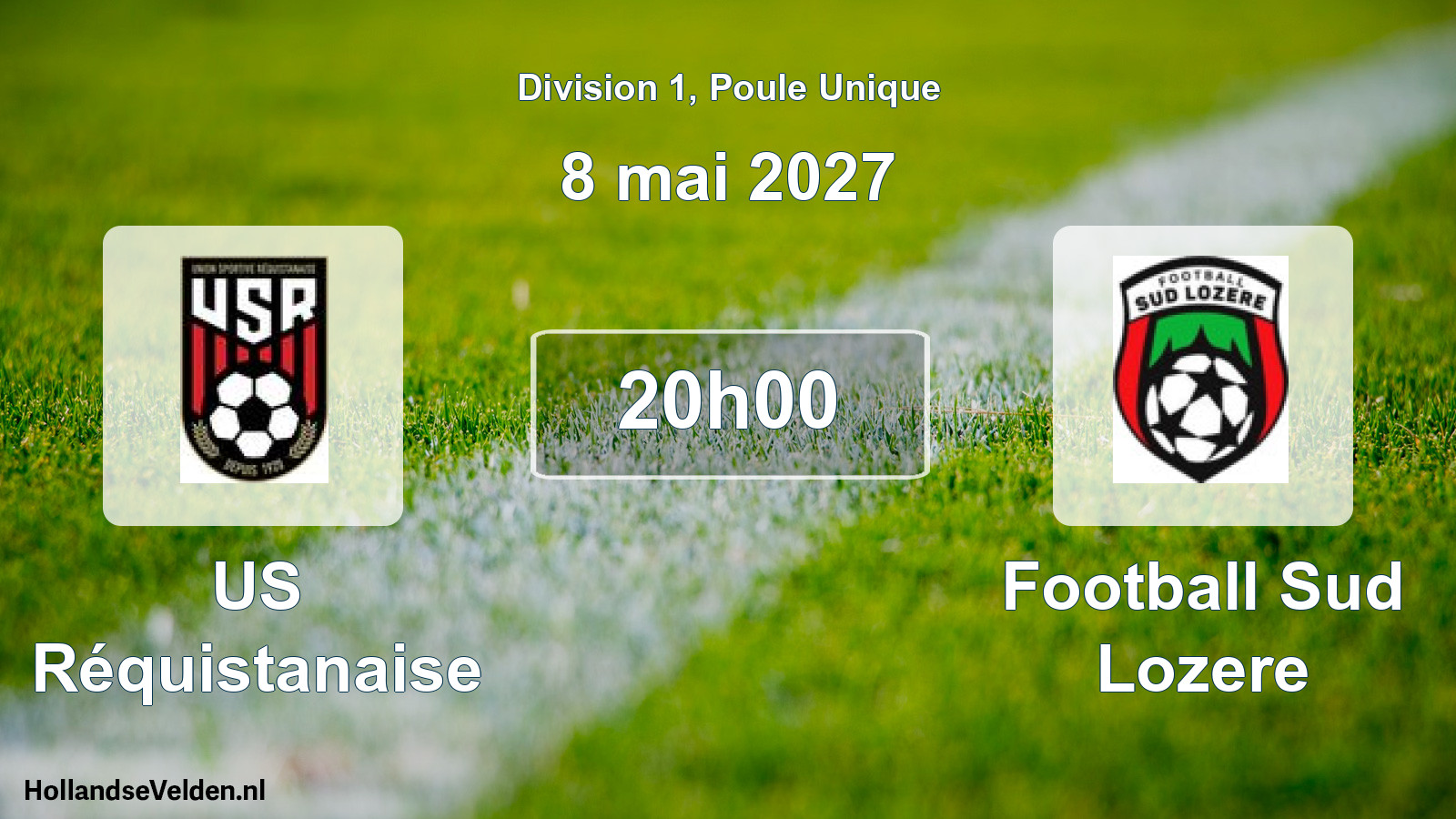 Scheduled Match: US Réquistanaise - Football Sud Lozere (8 May 2027)