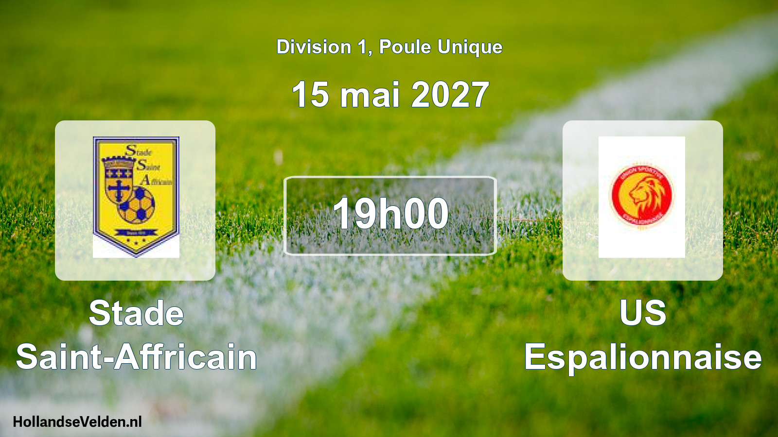 Scheduled Match: Stade Saint-Affricain - US Espalionnaise (15 May 2027)