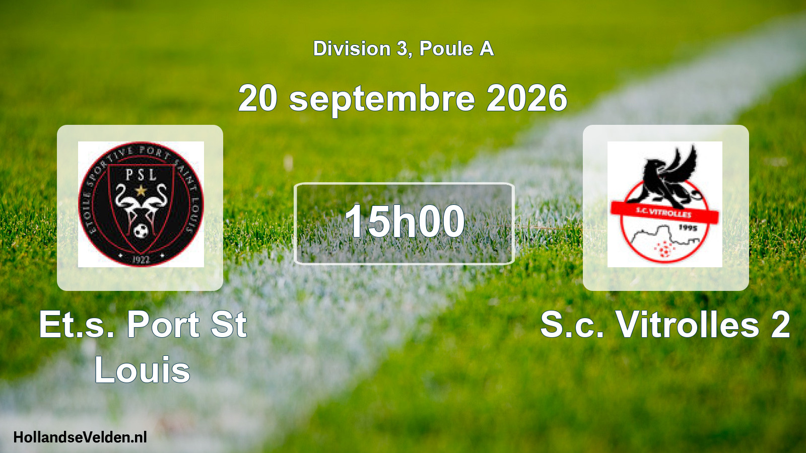 Scheduled Match: Et.s. Port St Louis - S.c. Vitrolles 2 (20 September 2026)