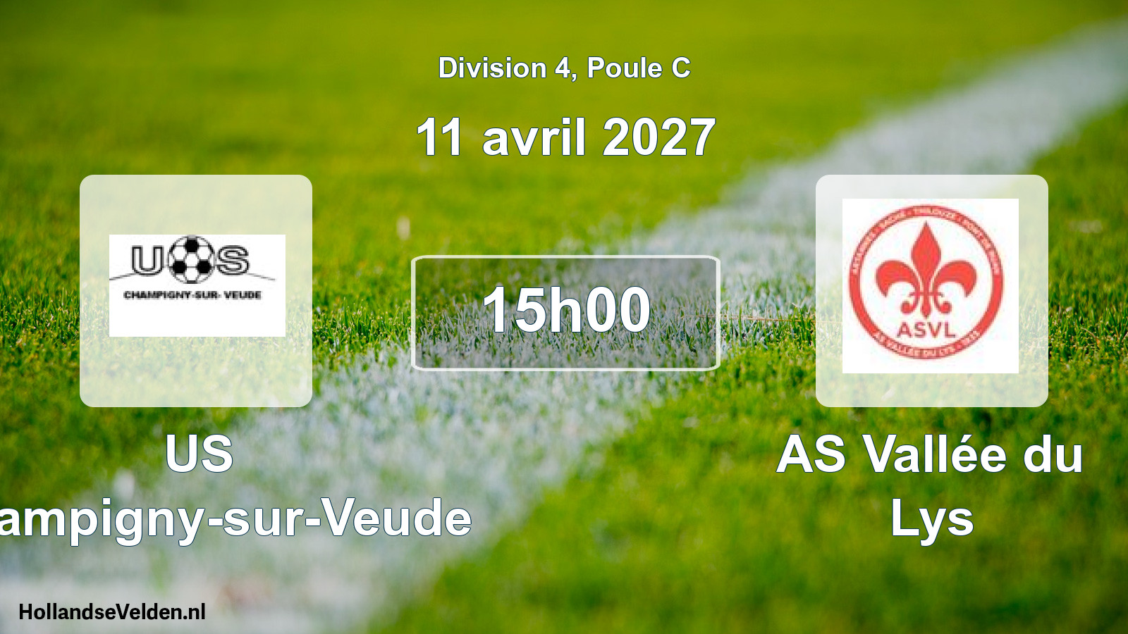 Scheduled Match: US Champigny-sur-Veude - AS Vallée du Lys (11 April 2027)
