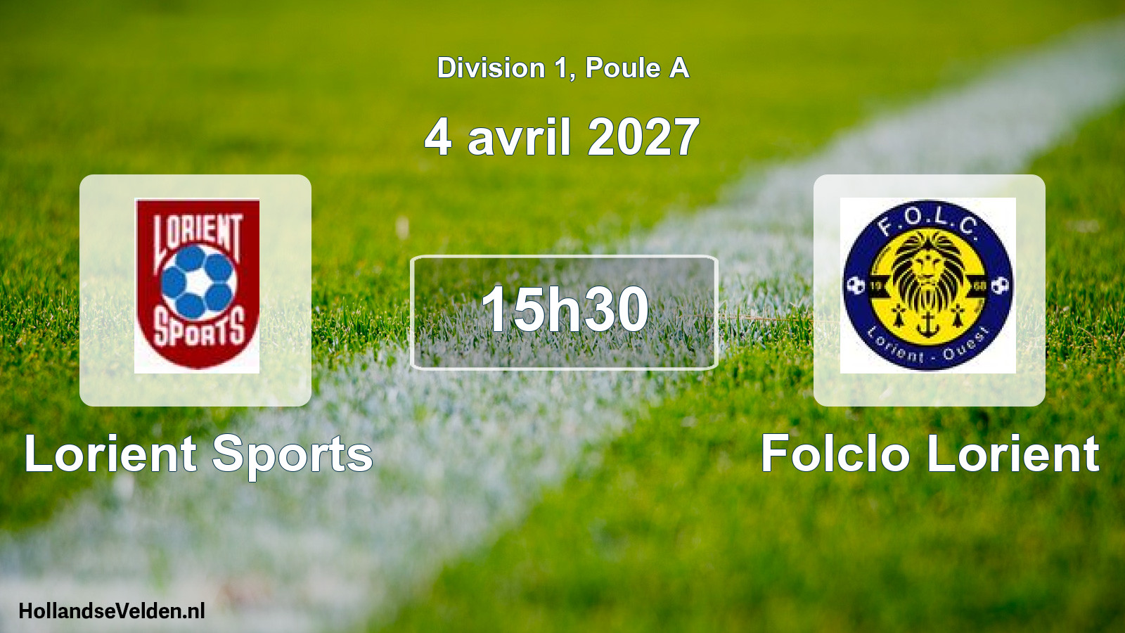 Match programmé: Lorient Sports - Folclo Lorient (4 avril 2027)