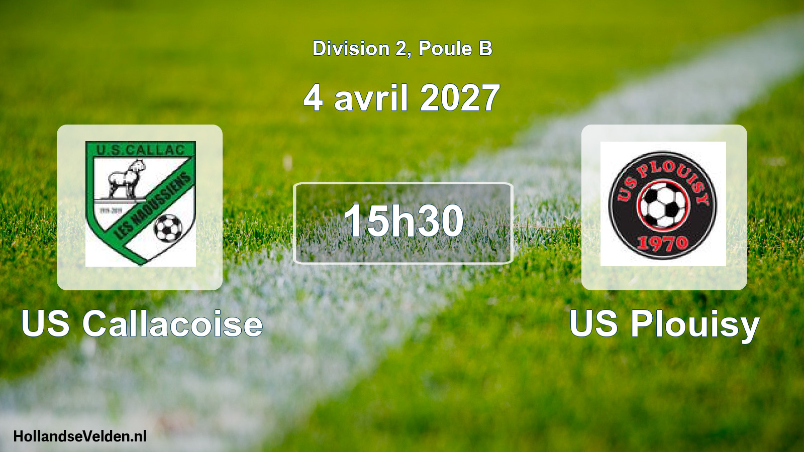 Match programmé: US Callacoise - US Plouisy (4 avril 2027)
