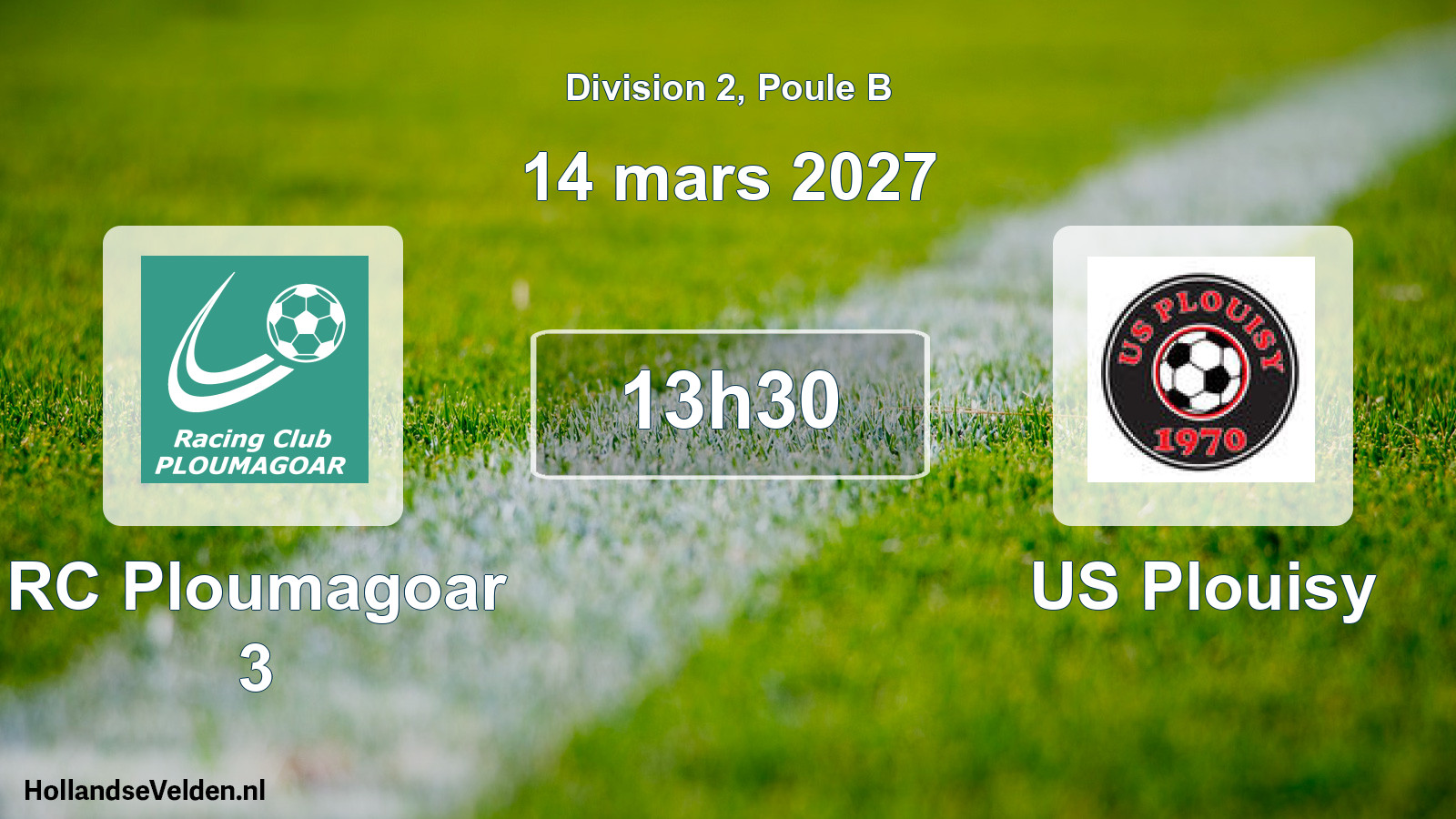 Match programmé: RC Ploumagoar 3 - US Plouisy (14 mars 2027)