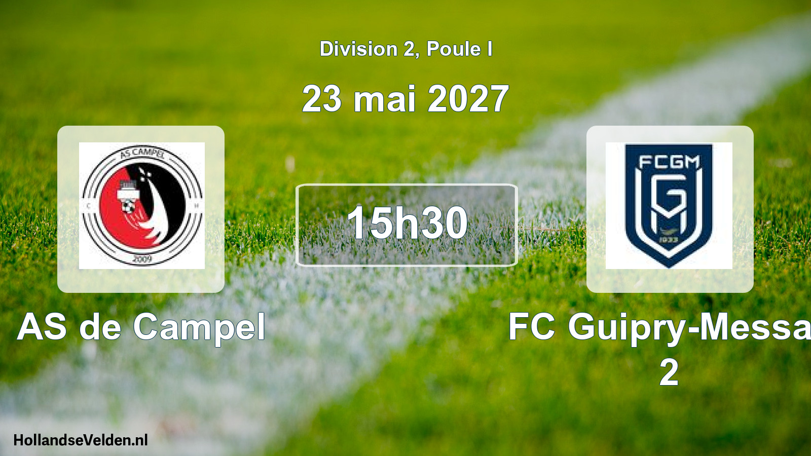 Scheduled Match: AS de Campel - FC Guipry-Messac 2 (23 May 2027)