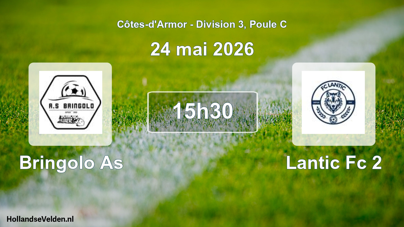 Geplande wedstrijd: Bringolo As - Lantic Fc 2 (24 mai 2026)