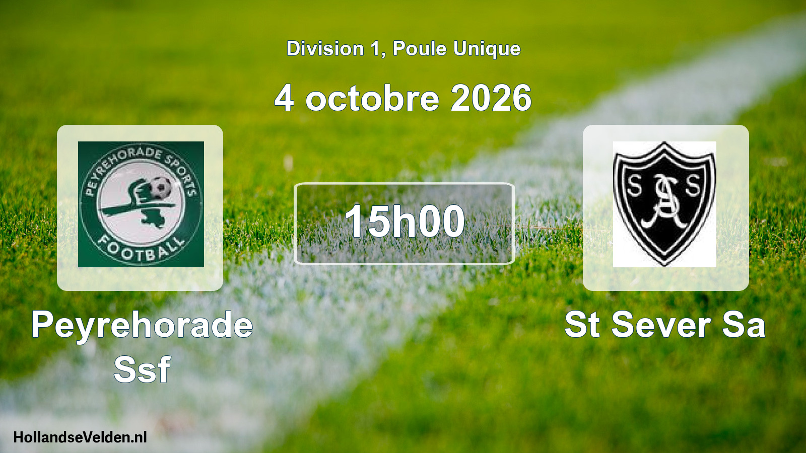 Scheduled Match: Peyrehorade Ssf - St Sever Sa (4 October 2026)