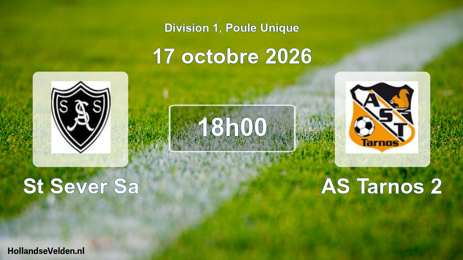 Scheduled Match: St Sever Sa - AS Tarnos 2 (17 October 2026)