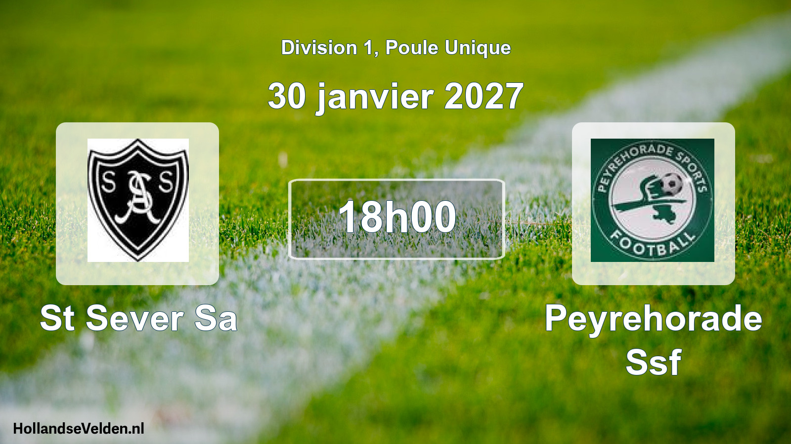 Scheduled Match: St Sever Sa - Peyrehorade Ssf (30 January 2027)
