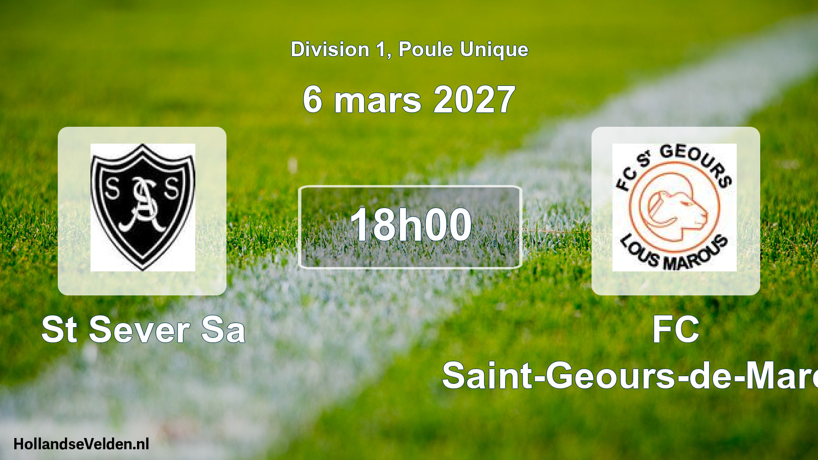 Scheduled Match: St Sever Sa - FC Saint-Geours-de-Maremne (6 March 2027)