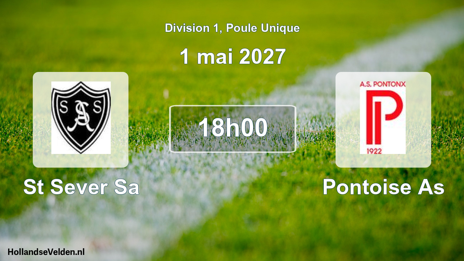 Geplande wedstrijd: St Sever Sa - Pontoise As (1 mei 2027)