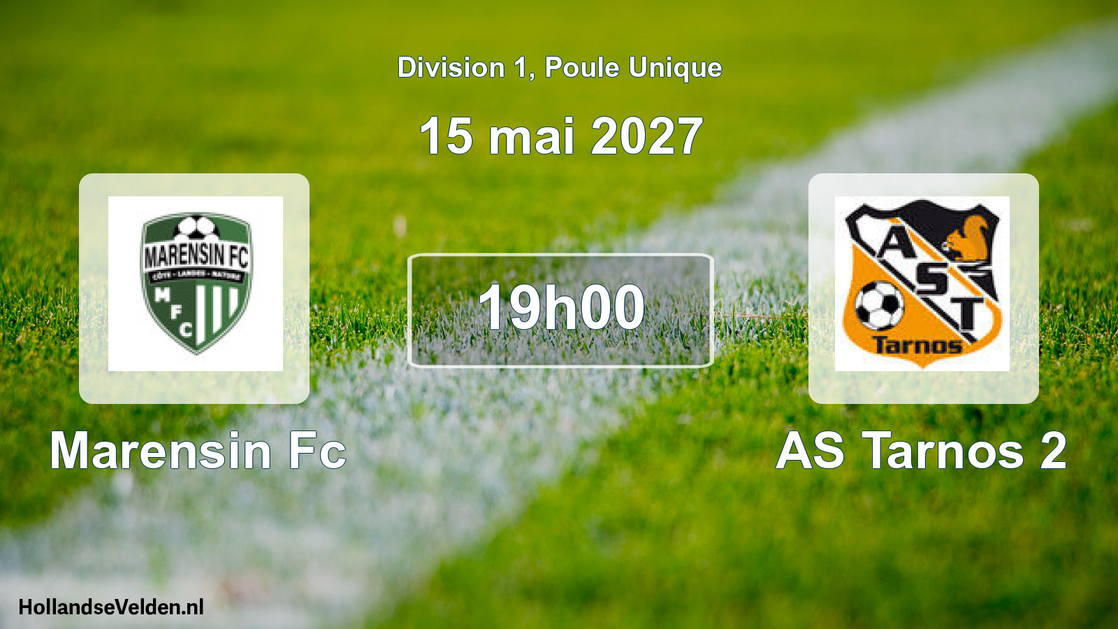 Scheduled Match: Marensin Fc - AS Tarnos 2 (15 May 2027)