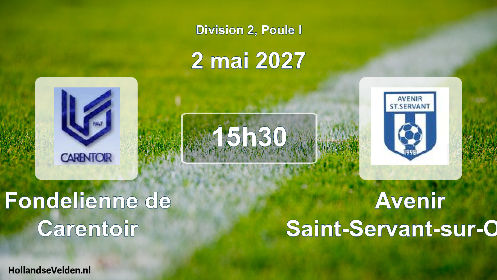 Match programmé: Fondelienne de Carentoir - Avenir Saint-Servant-sur-Oust (2 mai 2027)
