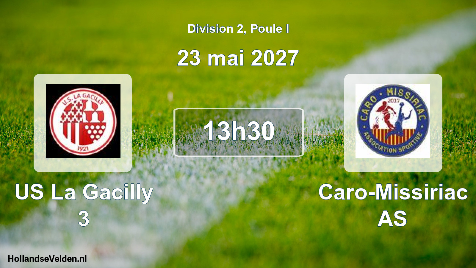 Match programmé: US La Gacilly 3 - Caro-Missiriac AS (23 mai 2027)