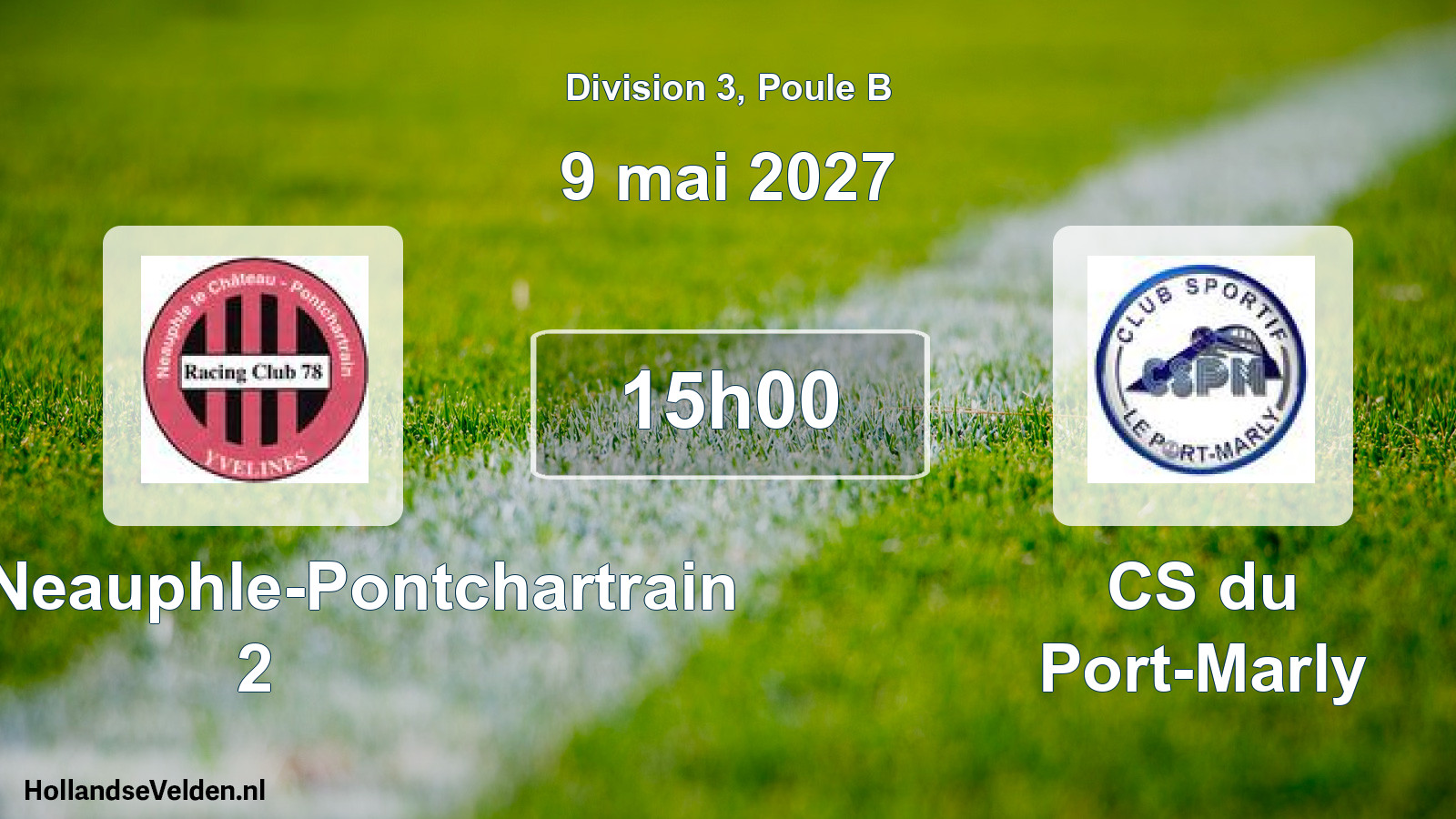 Match programmé: RC 78 Neauphle-Pontchartrain 2 - CS du Port-Marly (9 mai 2027)