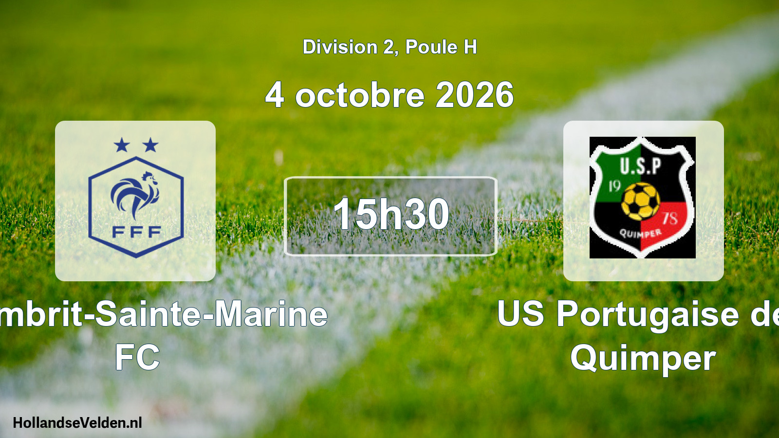 Scheduled Match: Combrit-Sainte-Marine FC - US Portugaise de Quimper (4 October 2026)