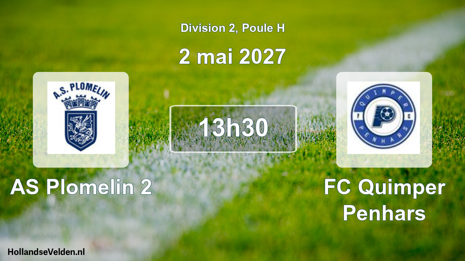 Match programmé: AS Plomelin 2 - FC Quimper Penhars (2 mai 2027)