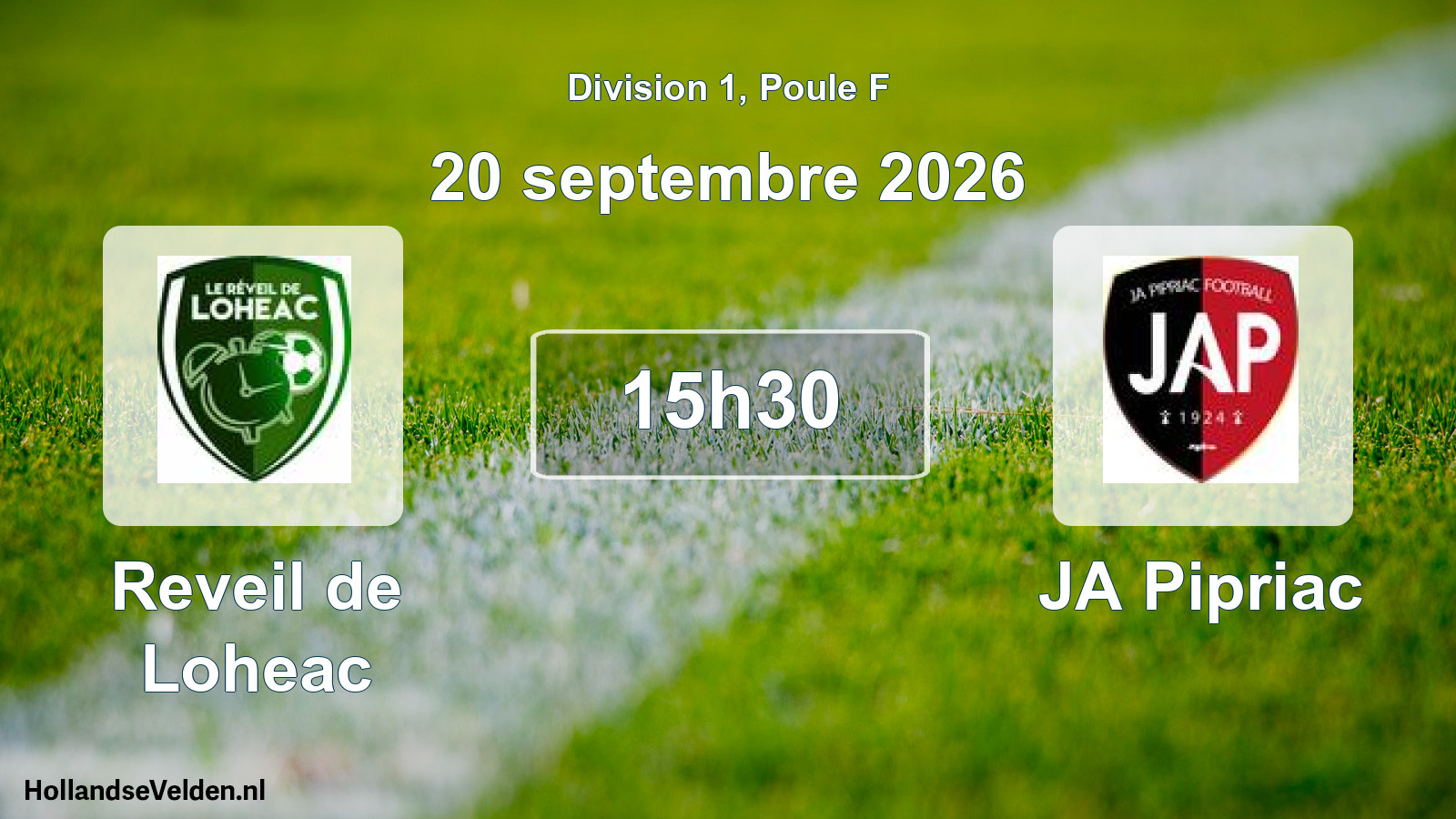 Scheduled Match: Reveil de Loheac - JA Pipriac (20 September 2026)