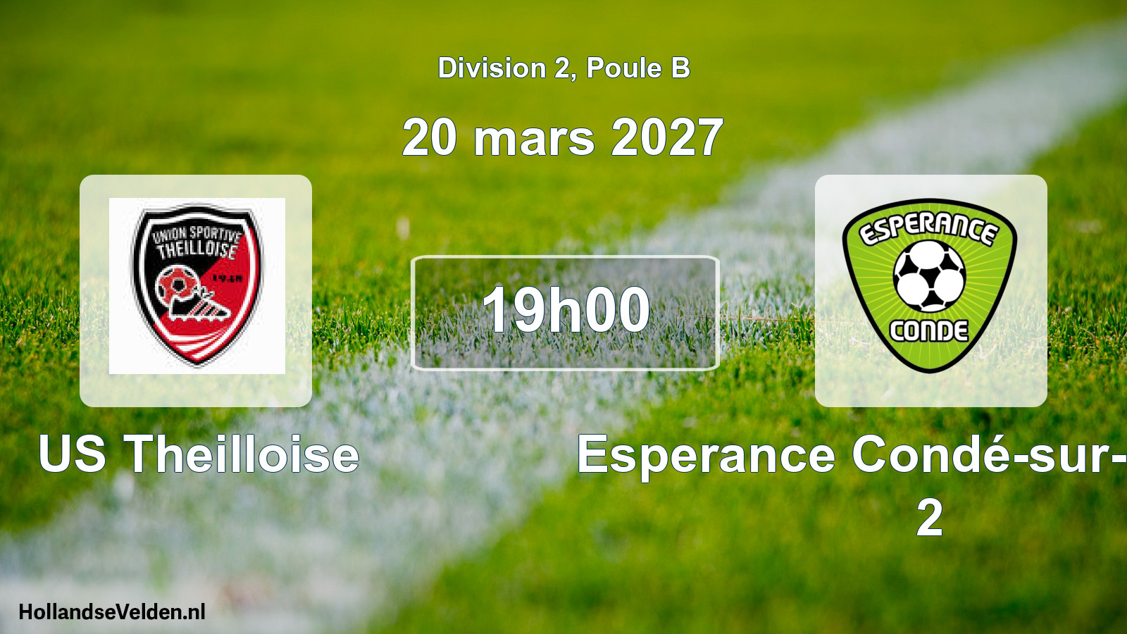 Match programmé: US Theilloise - Esperance Condé-sur-Sarthe 2 (20 mars 2027)