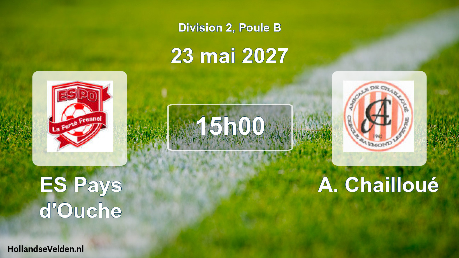 Scheduled Match: ES Pays d'Ouche - A. Chailloué (23 May 2027)