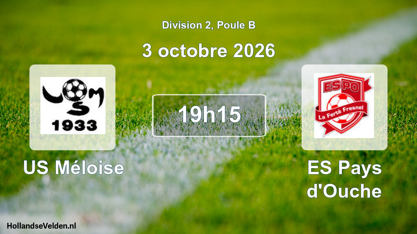 Scheduled Match: US Méloise - ES Pays d'Ouche (3 October 2026)