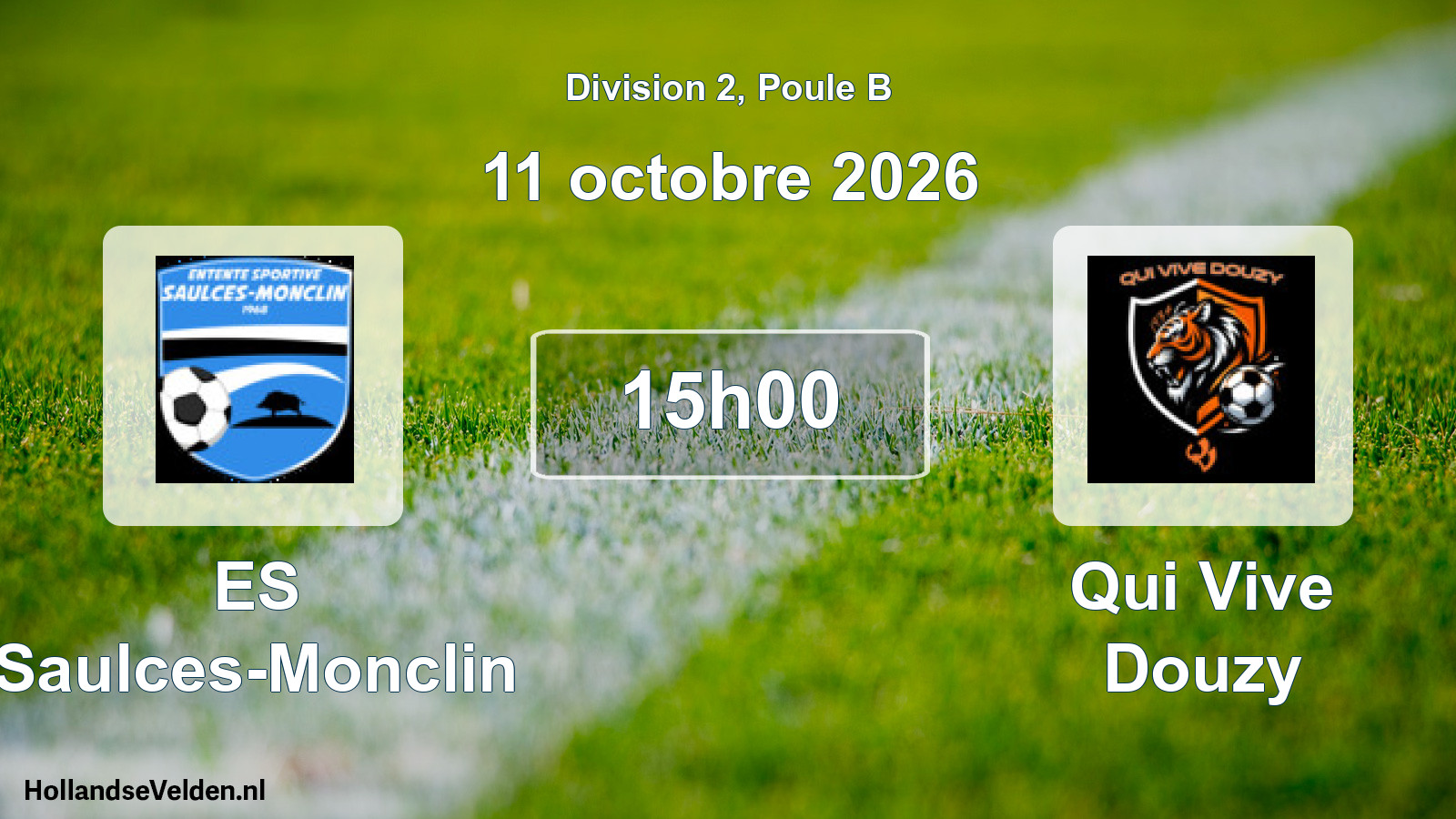 Scheduled Match: ES Saulces-Monclin - Qui Vive Douzy (11 October 2026)