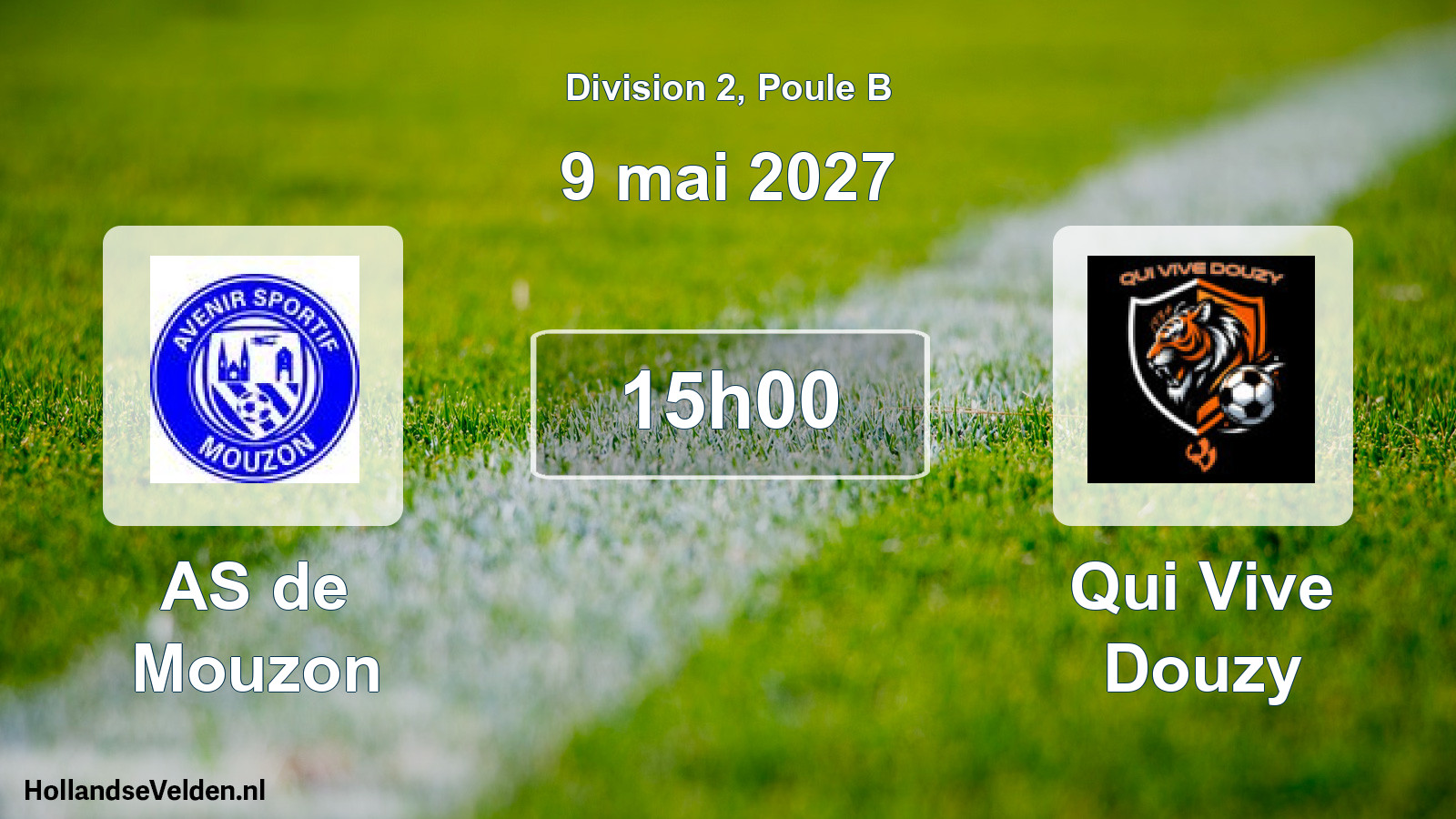 Match programmé: AS de Mouzon - Qui Vive Douzy (9 mai 2027)