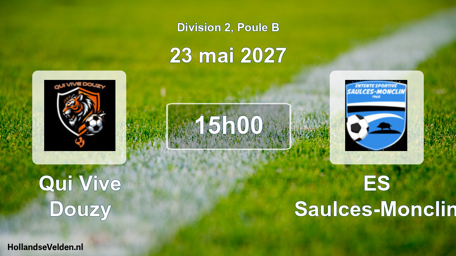 Match programmé: Qui Vive Douzy - ES Saulces-Monclin (23 mai 2027)