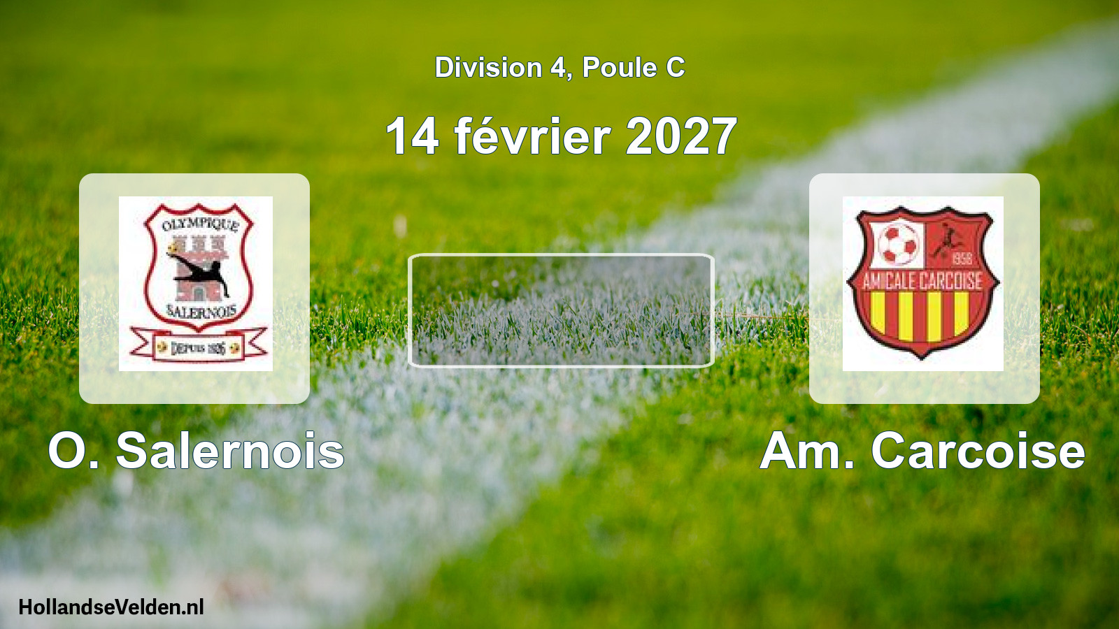 Match programmé: O. Salernois - Am. Carcoise (14 février 2027)