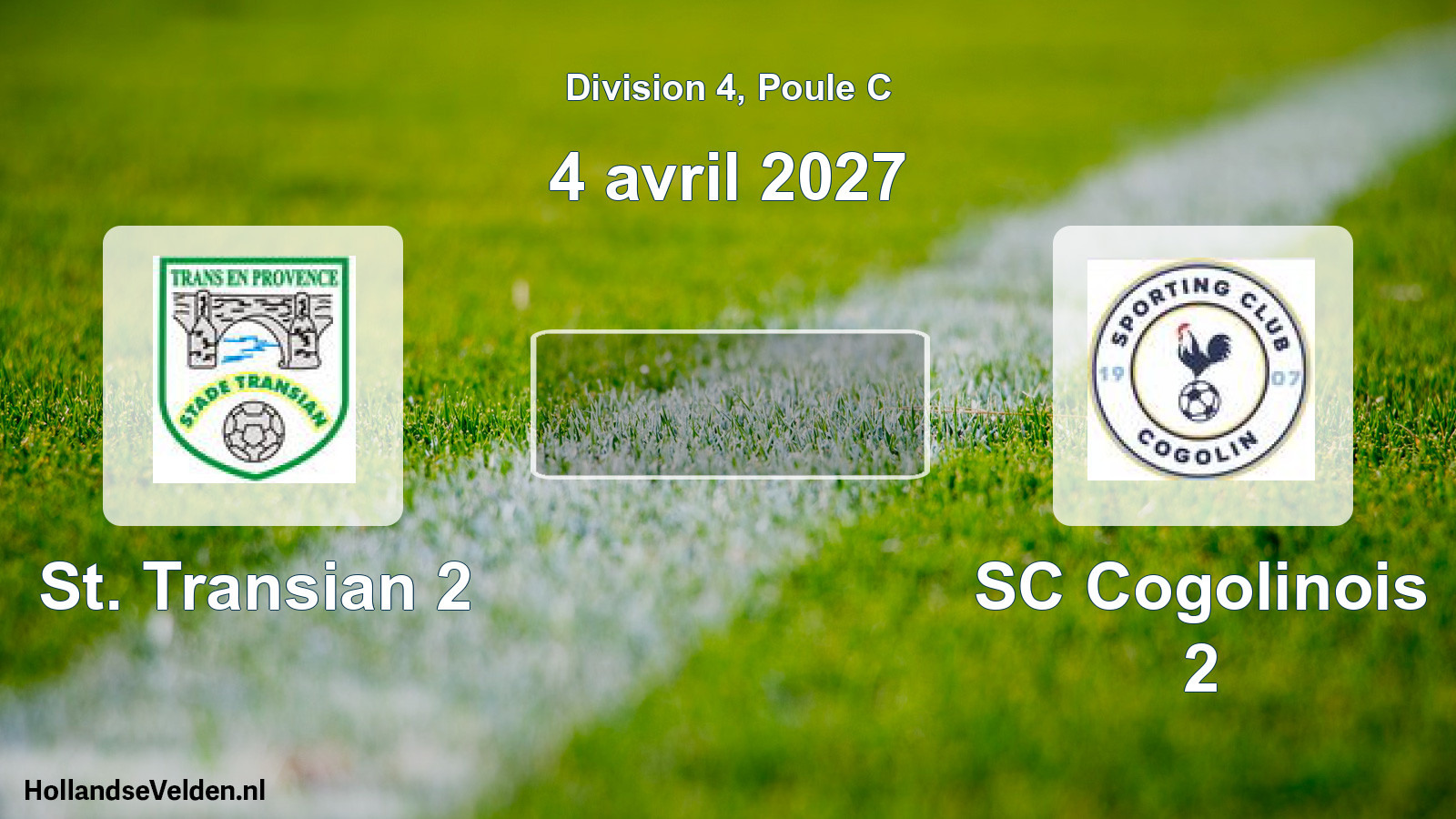 Scheduled Match: St. Transian 2 - SC Cogolinois 2 (4 April 2027)