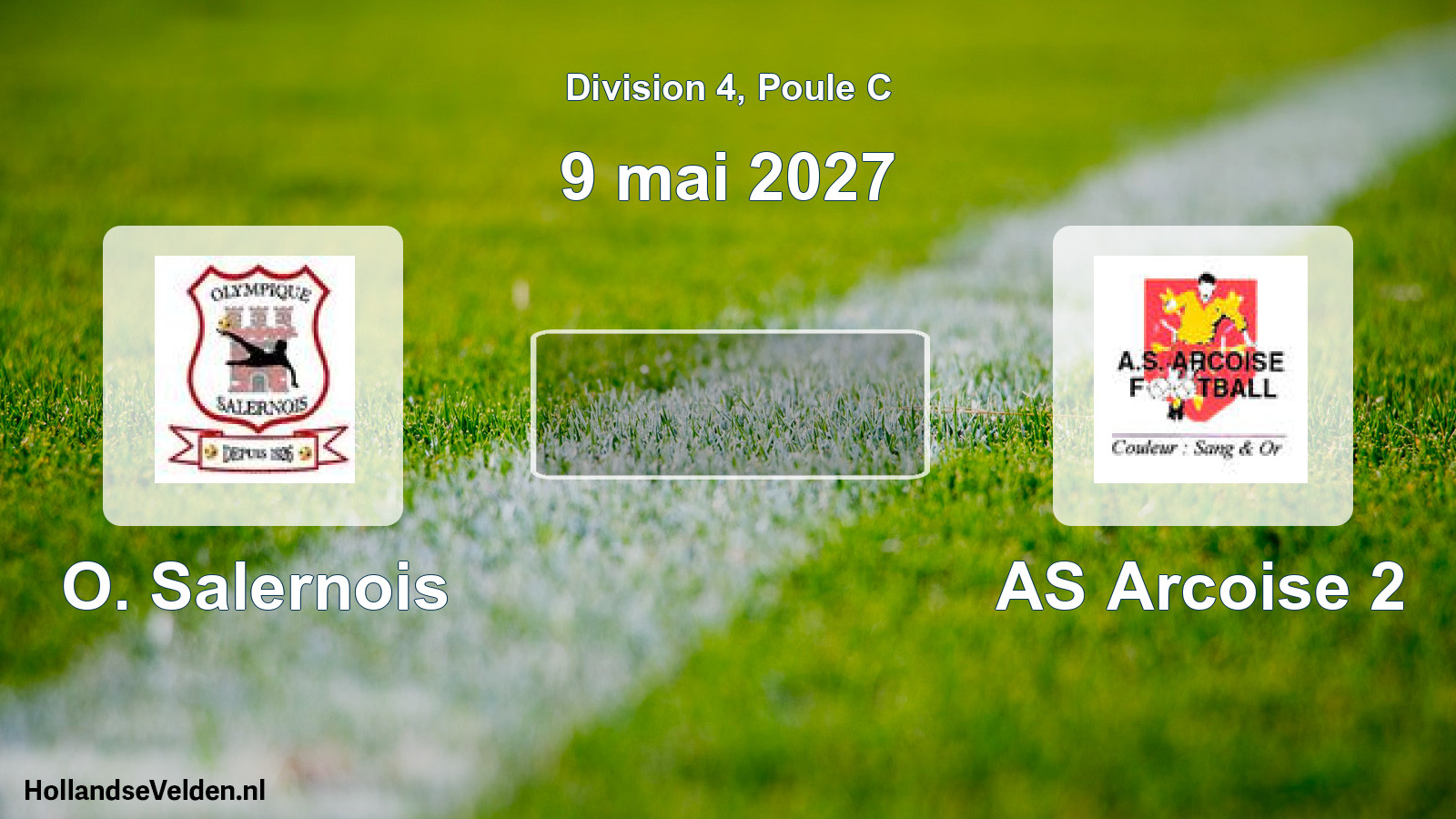 Match programmé: O. Salernois - AS Arcoise 2 (9 mai 2027)