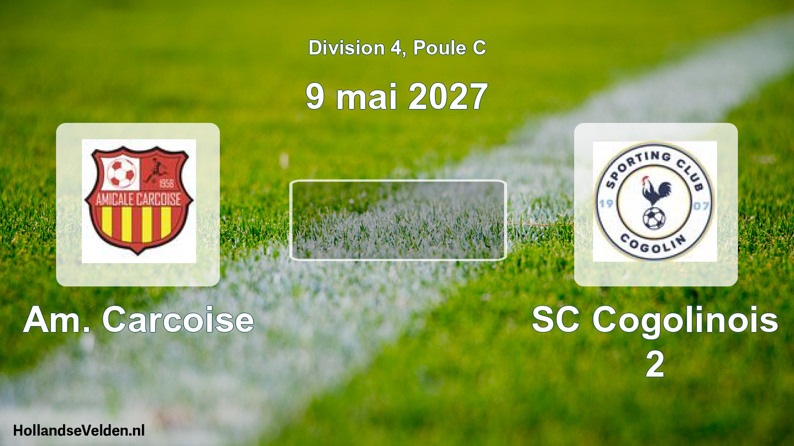 Scheduled Match: Am. Carcoise - SC Cogolinois 2 (9 May 2027)