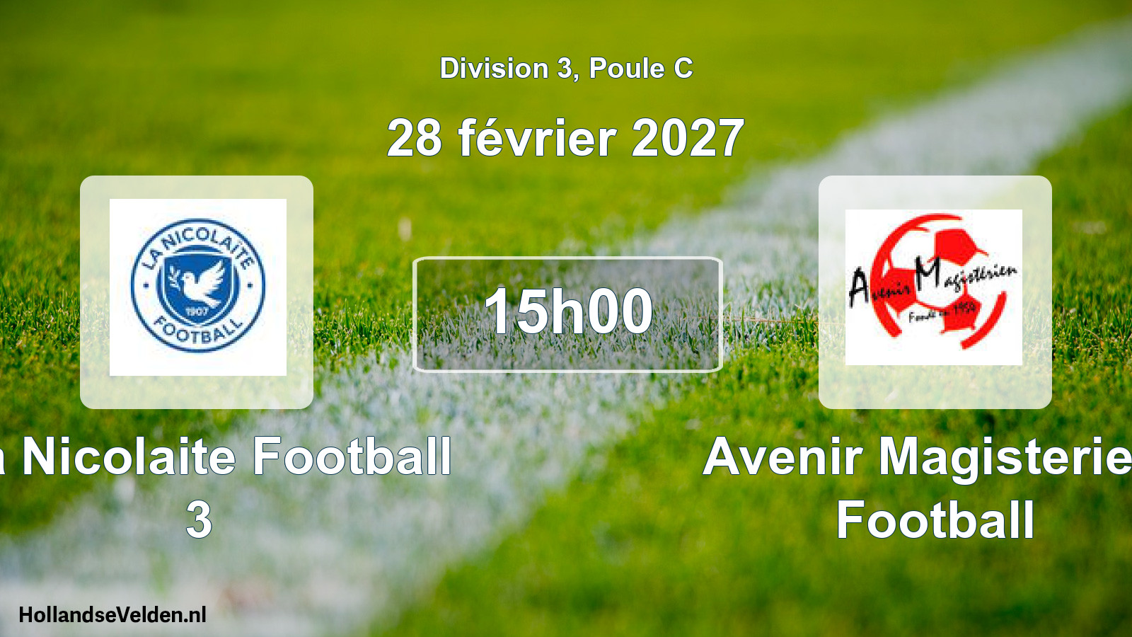 Scheduled Match: La Nicolaite Football 3 - Avenir Magisterien Football (28 February 2027)