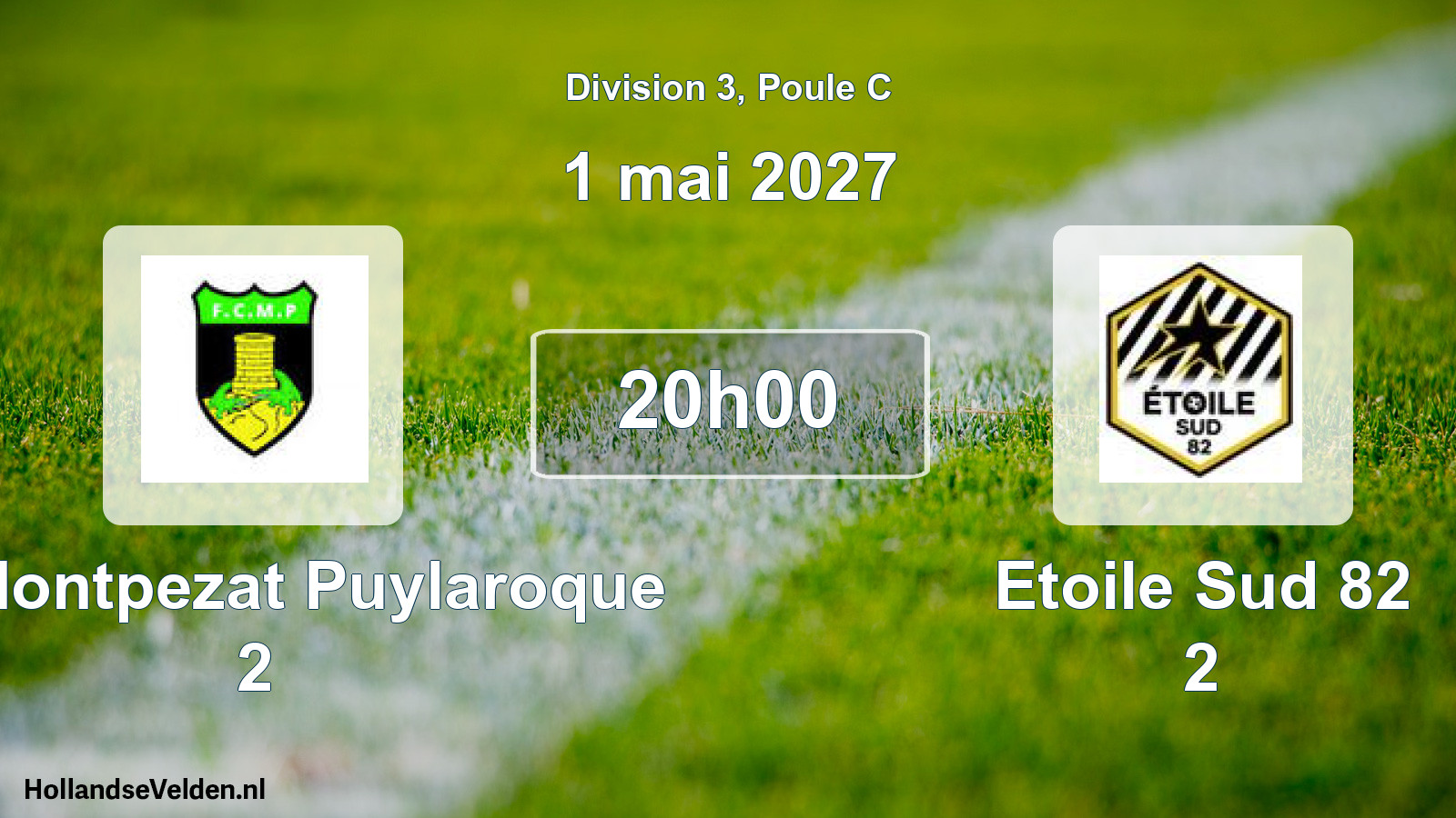 Match programmé: FC Montpezat Puylaroque 2 - Etoile Sud 82 2 (1 mai 2027)