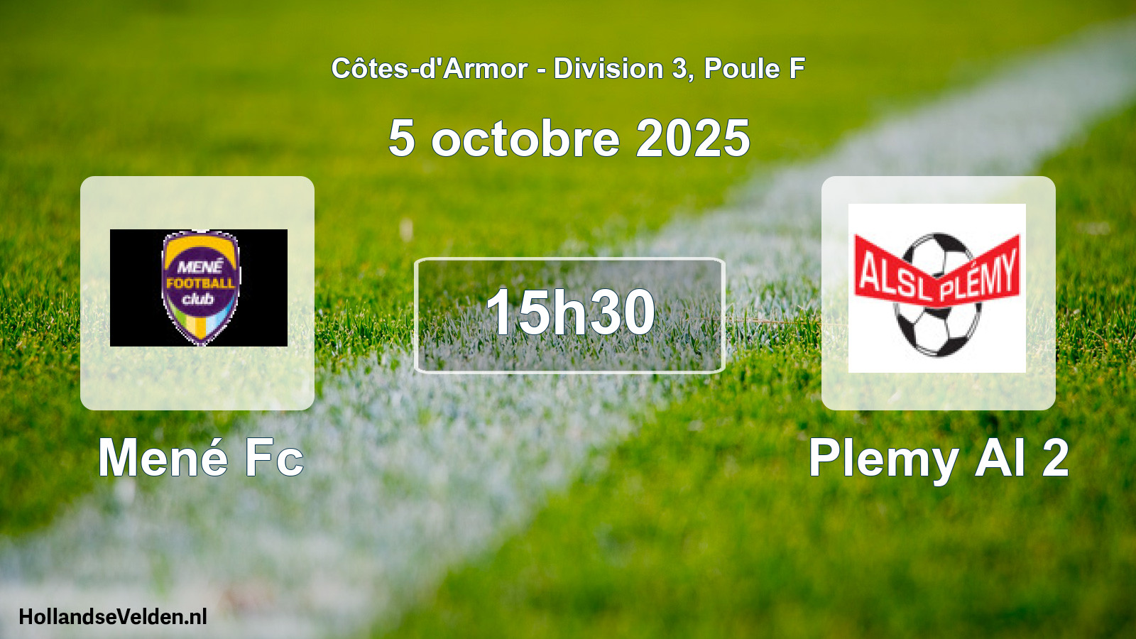 Geplande wedstrijd: Mené Fc - Plemy Al 2 (5 oktober 2025)