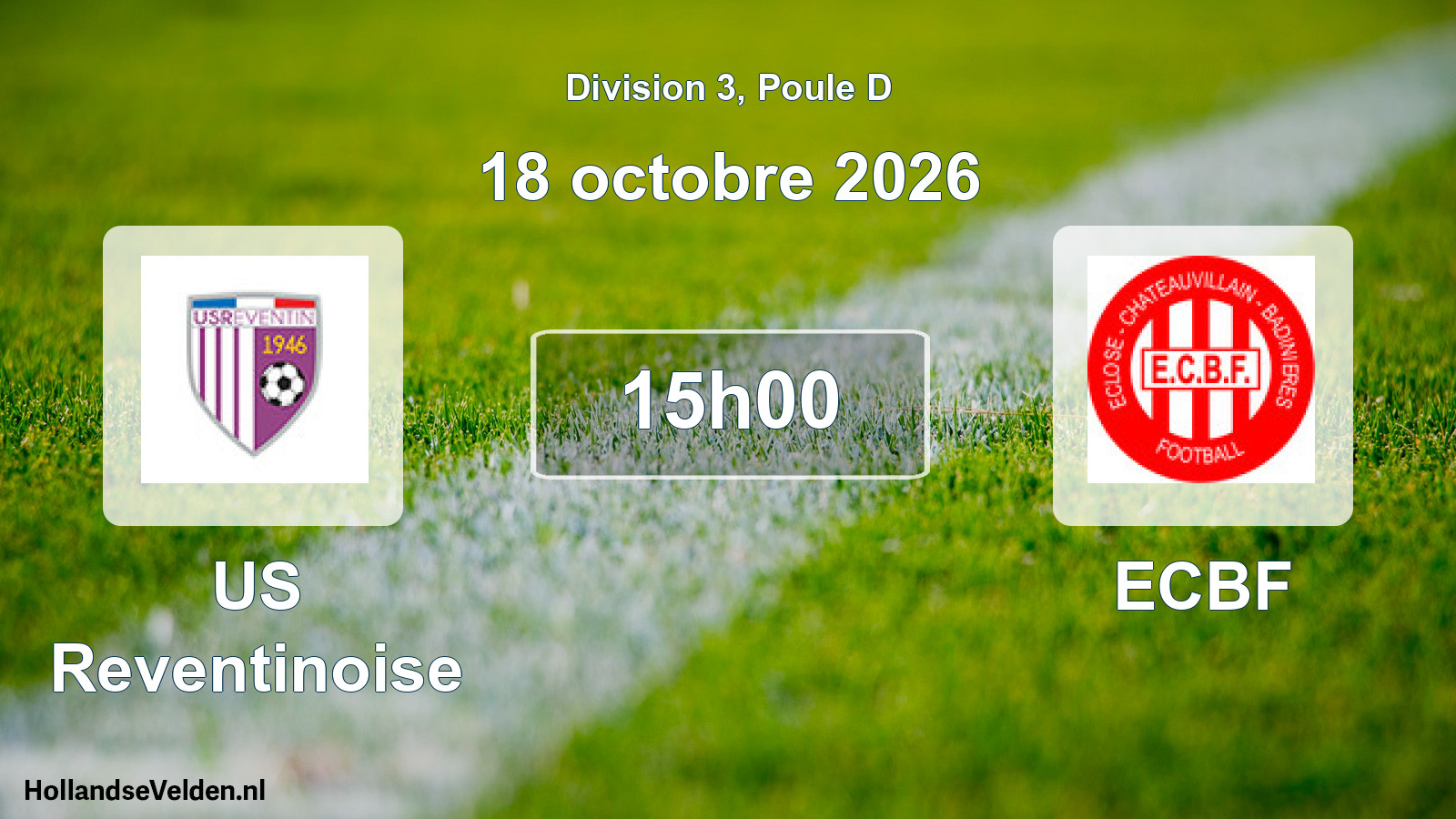 Scheduled Match: US Reventinoise - ECBF (18 October 2026)