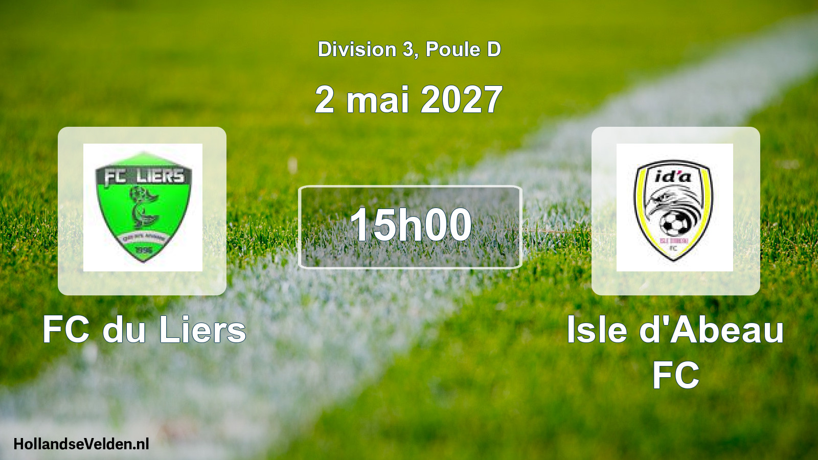 Scheduled Match: FC du Liers - Isle d'Abeau FC (2 May 2027)