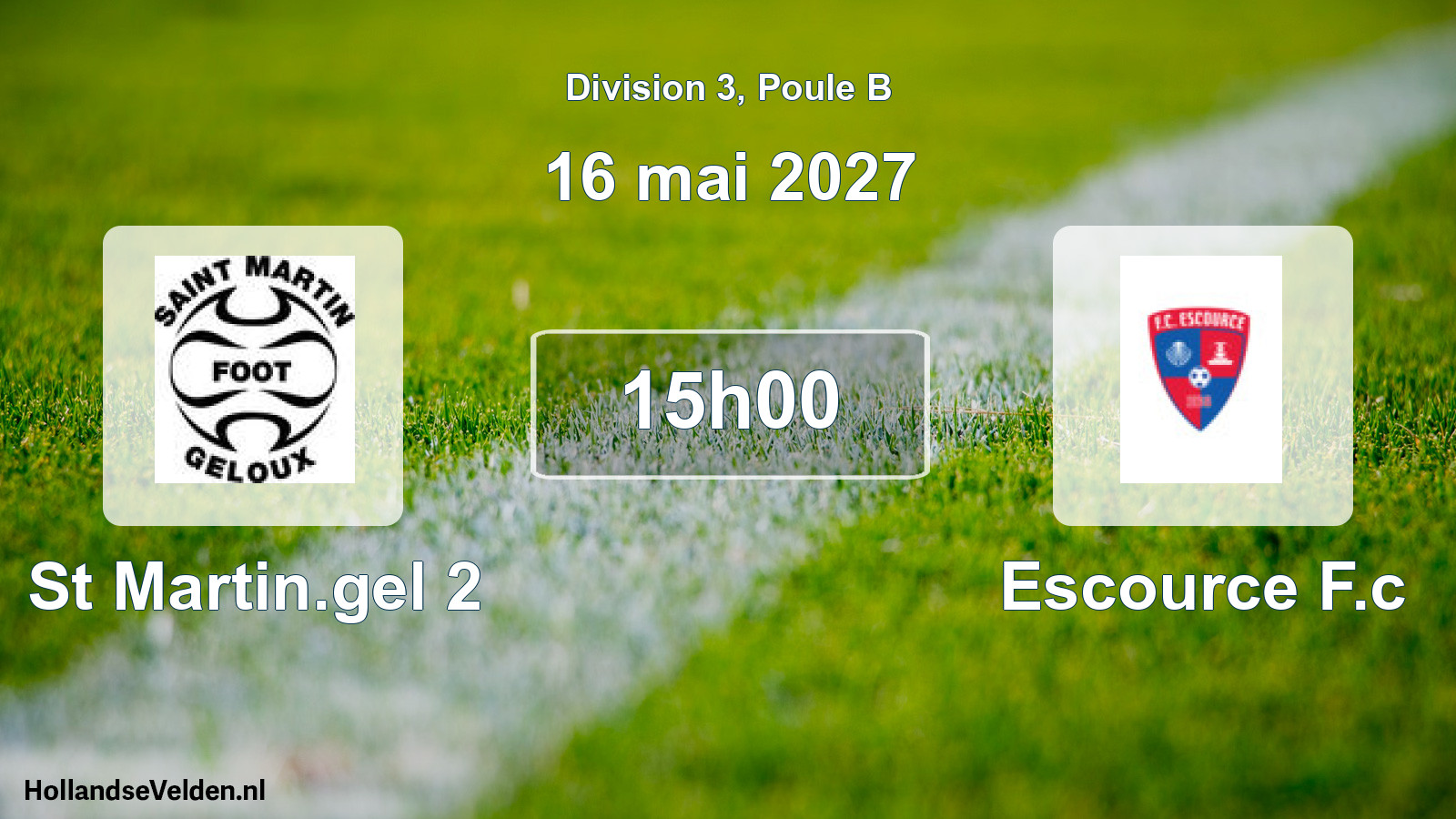 Scheduled Match: St Martin.gel 2 - Escource F.c (16 May 2027)