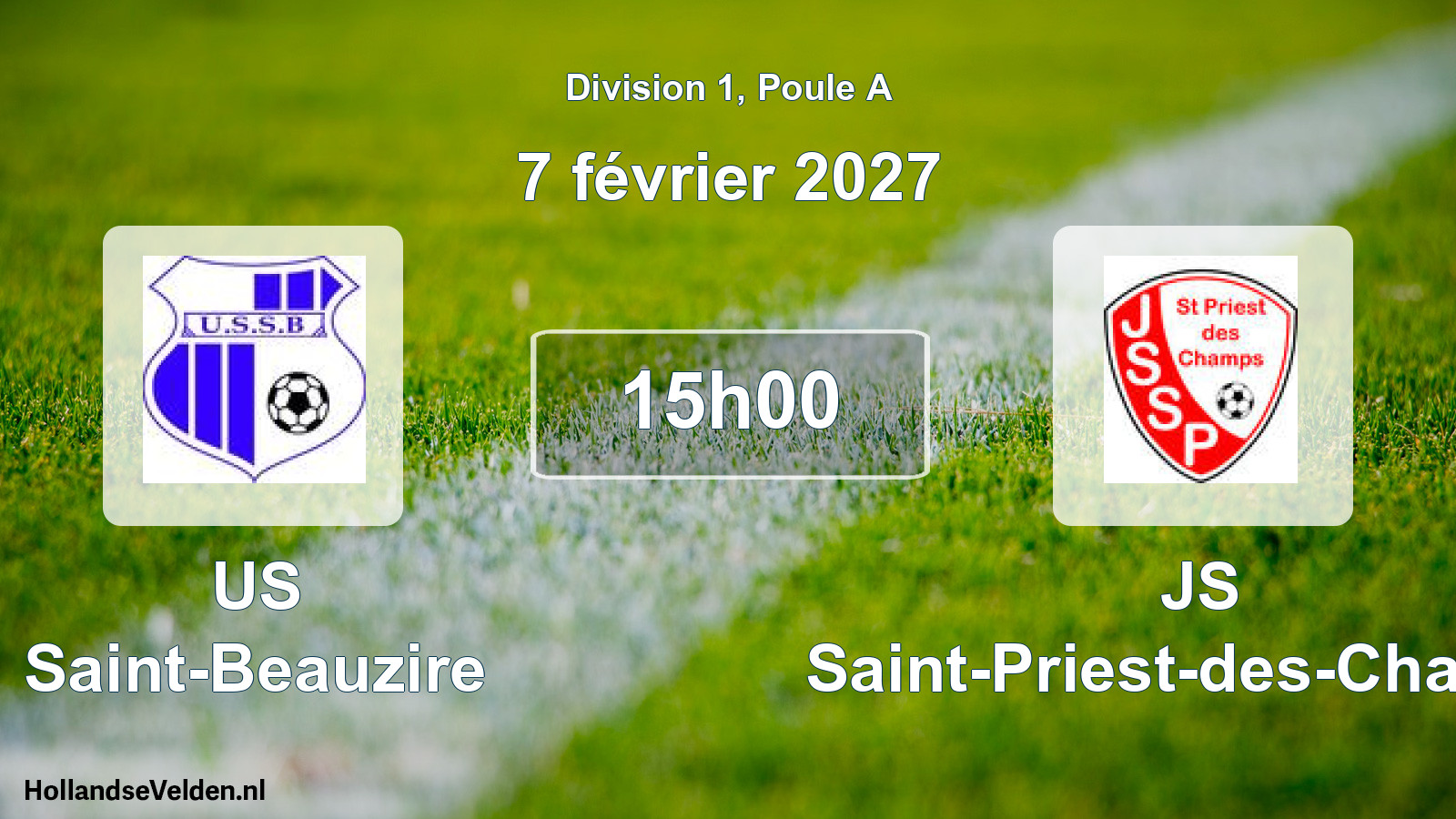 Scheduled Match: US Saint-Beauzire - JS Saint-Priest-des-Champs (7 February 2027)