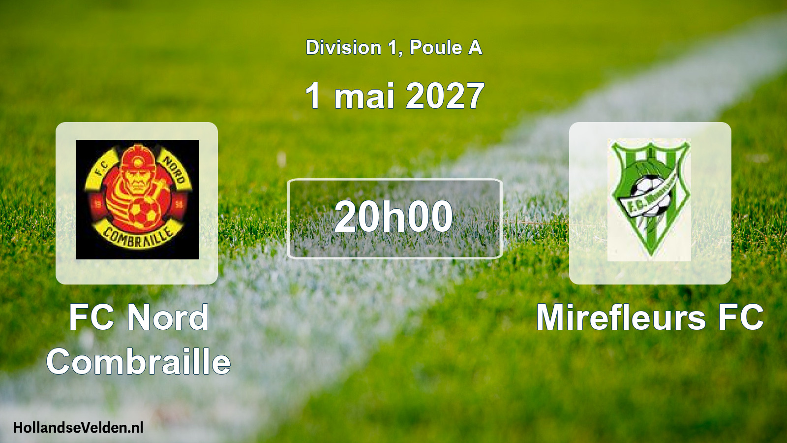 Match programmé: FC Nord Combraille - Mirefleurs FC (1 mai 2027)