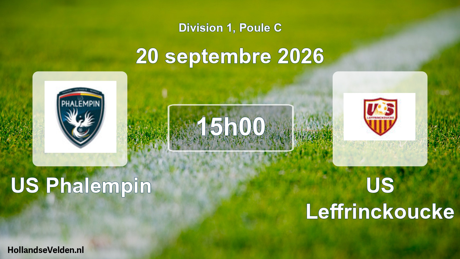 Scheduled Match: US Phalempin - US Leffrinckoucke (20 September 2026)
