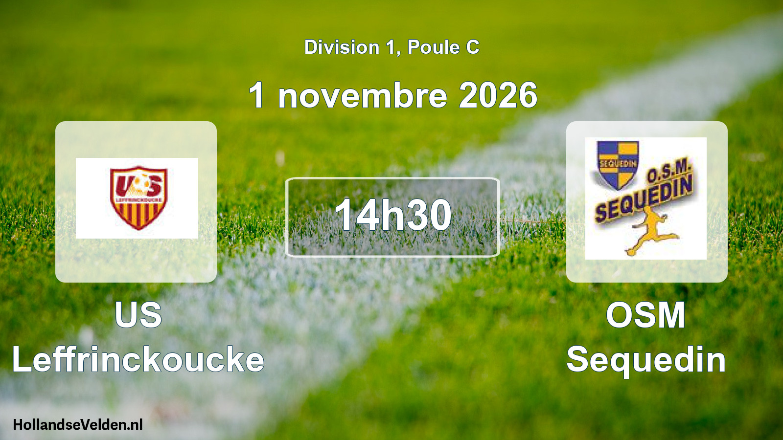 Match programmé: US Leffrinckoucke - OSM Sequedin (1 novembre 2026)