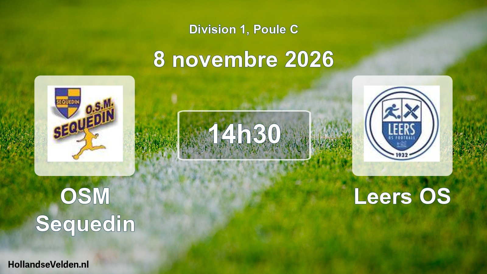 Scheduled Match: OSM Sequedin - Leers OS (8 November 2026)